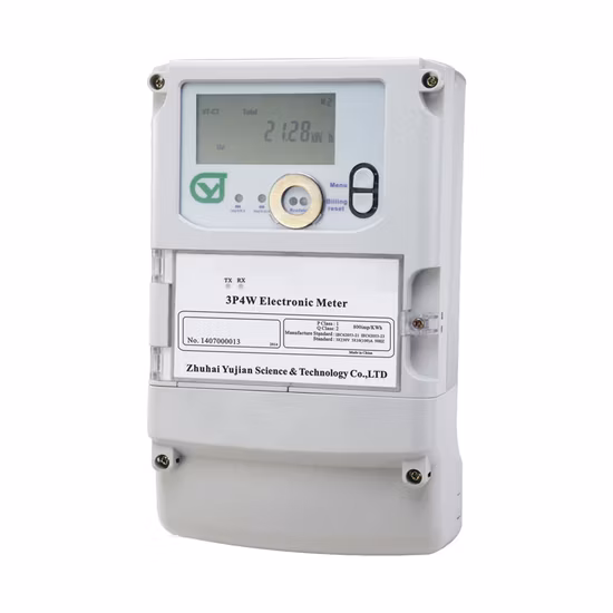 Medidor de energia eletrônico trifásico para classe urbana comum 1
