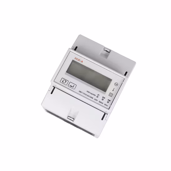 Dac4121c Trilho DIN Tuya Medidor de energia digital sem fio monofásico inteligente