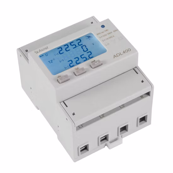 Medidor de energia elétrica trifásico monofásico MID para carregador EV